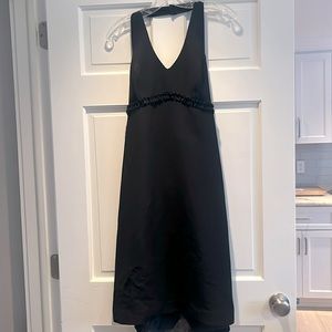 Amanda Smith black halter dress